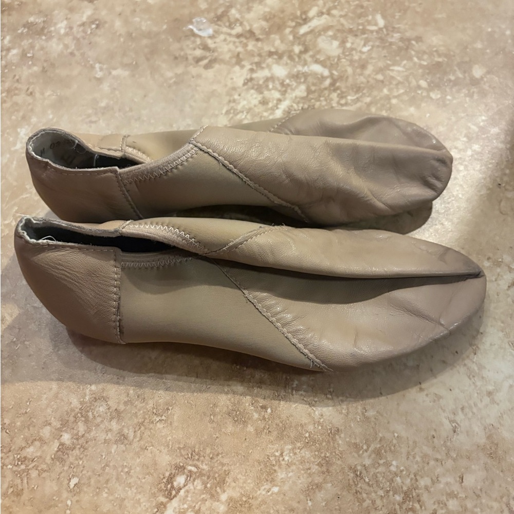So Danca Tan Leather Jazz Shoes - Picture 3 of 3